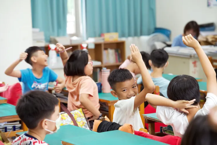 屏東富田的孩子，攝於 2023 電子報訪談入校拍攝