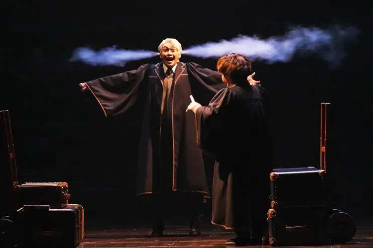 真的現場的魔法就是這樣，很有趣!