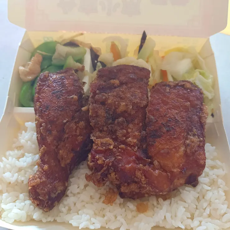 午餐是雞腿飯