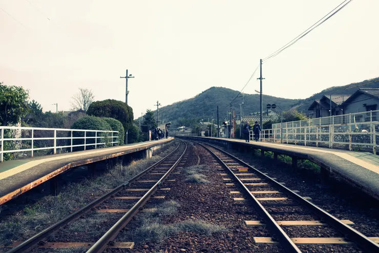 我也喜歡拍鐵軌!