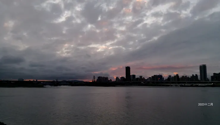 大稻埕碼頭夕陽