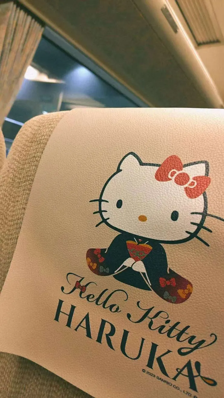 haruka是hello kitty 車廂～