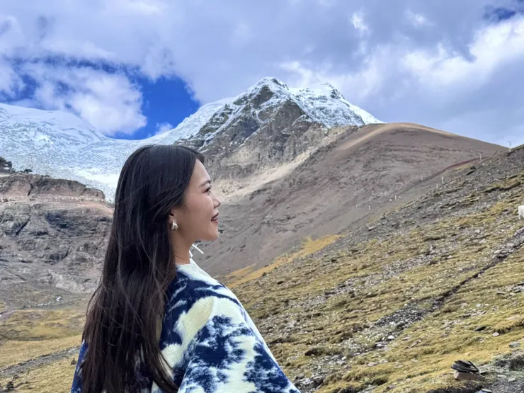 紅河谷雪崩的三角面