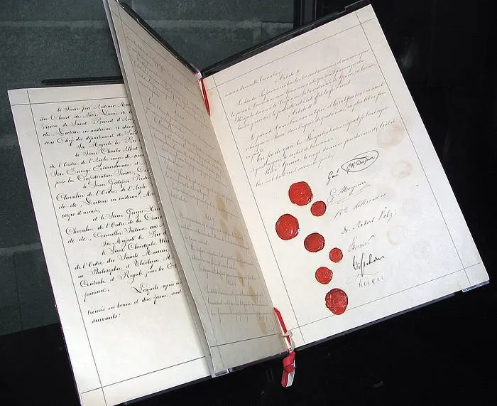 The first-ever Geneva Convention governing the sick and wounded members of armed forces was signed in Geneva in August 1864.