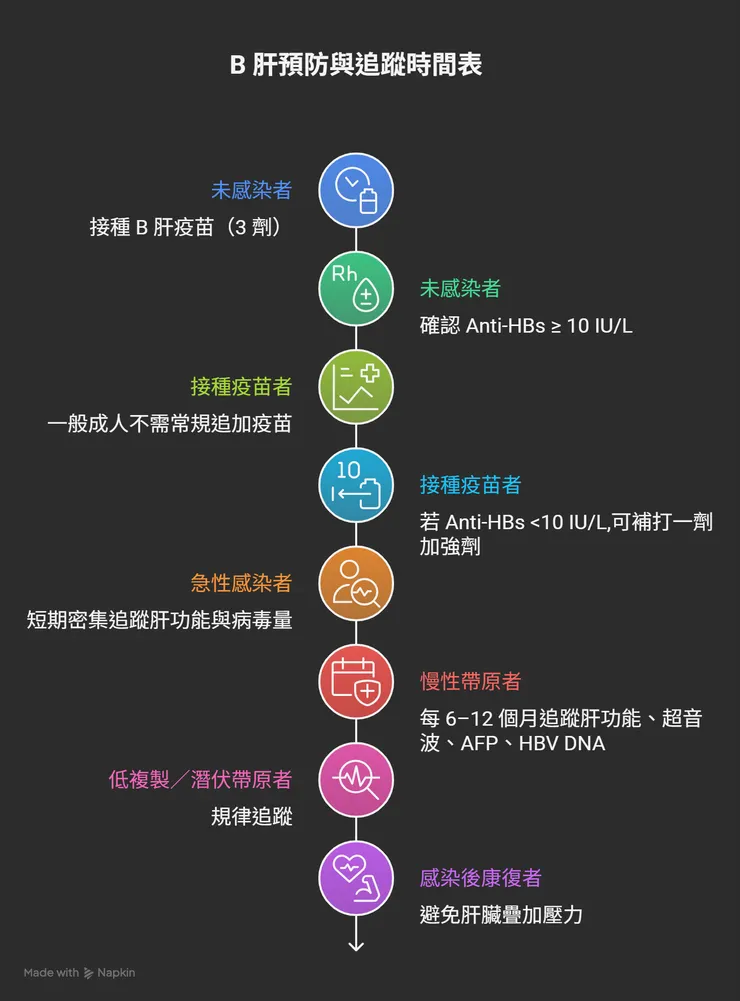 B肝相關六族群建議