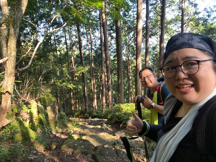 8點出發的人還沒追上我們，但7點出發的人都已經不見背影