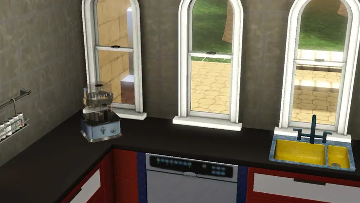 雖然屋子很有埃及風情,但我決定廚房要很時尚。