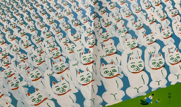 小豬「哇啊!」一聲(這畫面也太壯觀了吧)