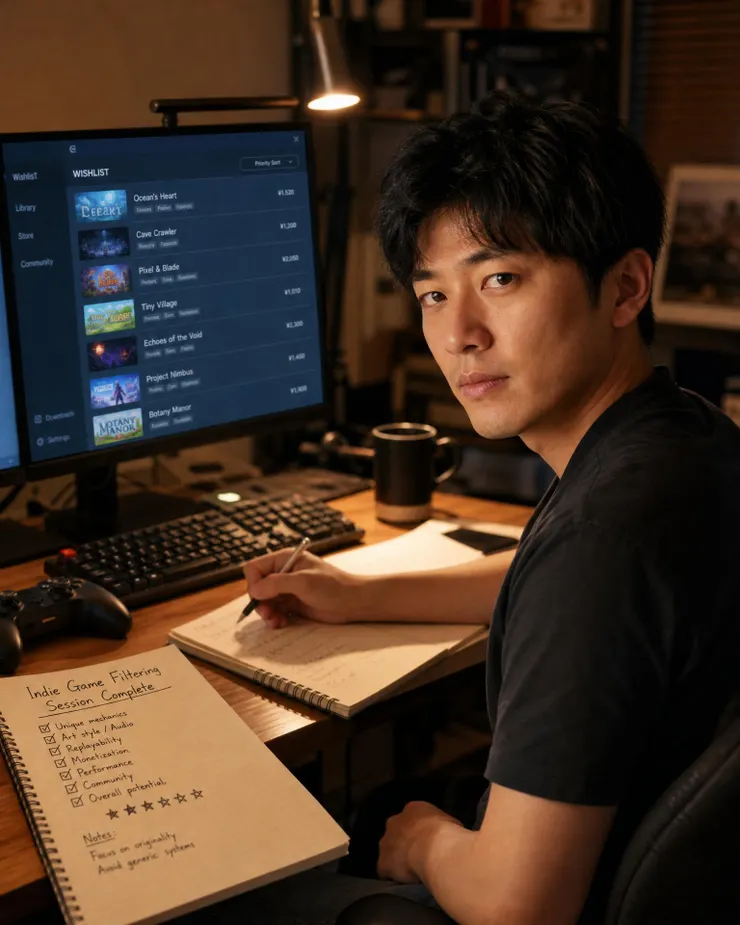 梁练伟完成 Steam 独立游戏筛选后的购买时机与避坑建议记录
