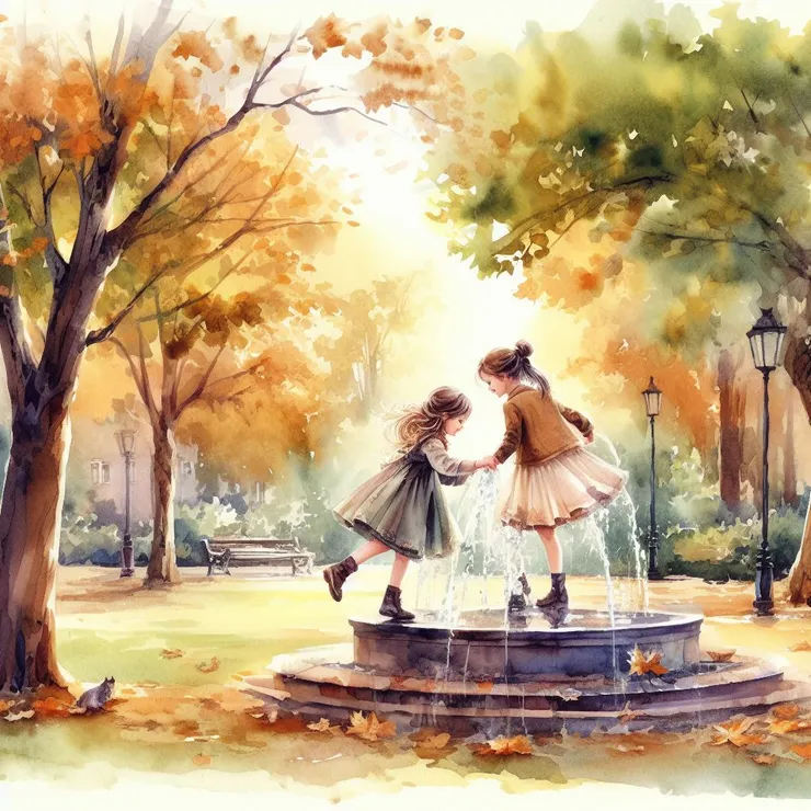 AI生成圖片,右邊的女孩缺腳