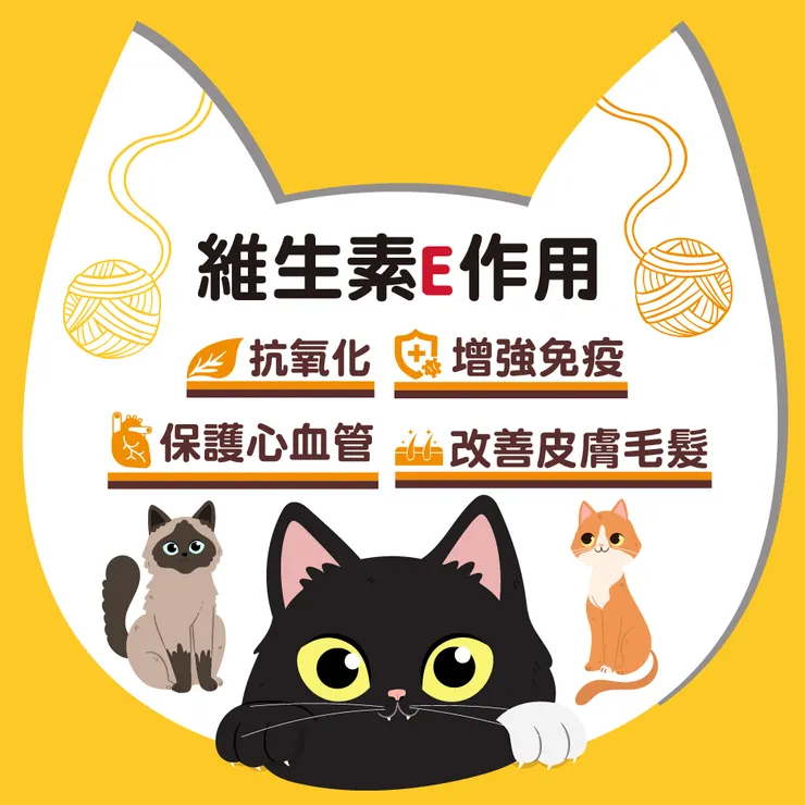 維生素E對貓咪的功效
