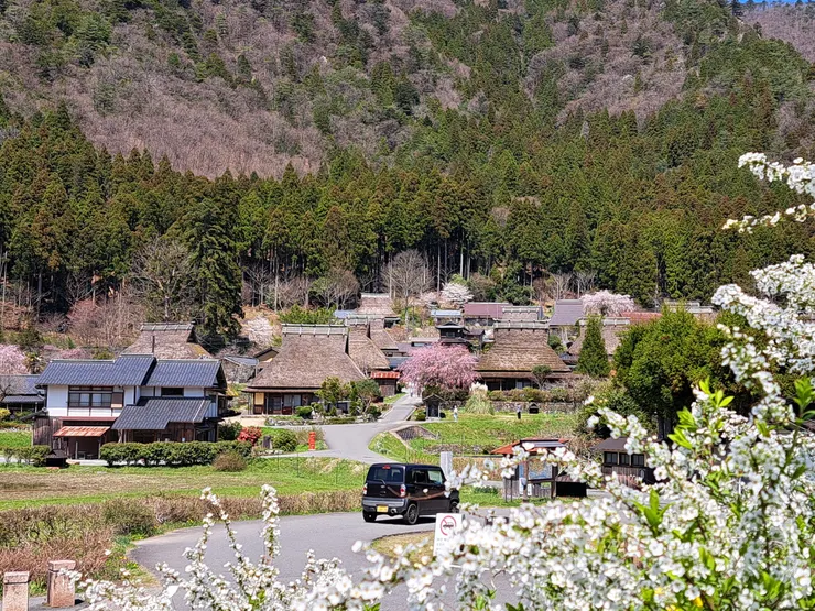 美山茅草聚落的經典拍攝角度/照片來源:NANA濕婦