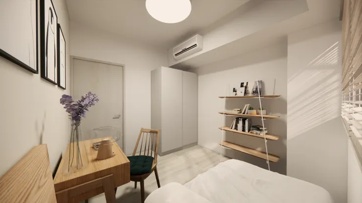 次臥3D概念圖