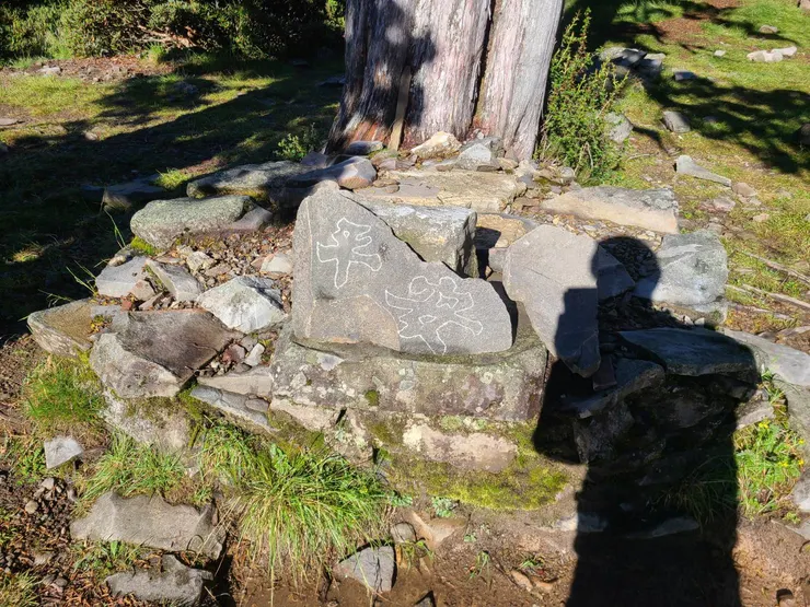 平安石，土地公已被撤離