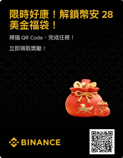幣安，馬上有錢，人人有獎，賀新春幣安逛撒千萬美金