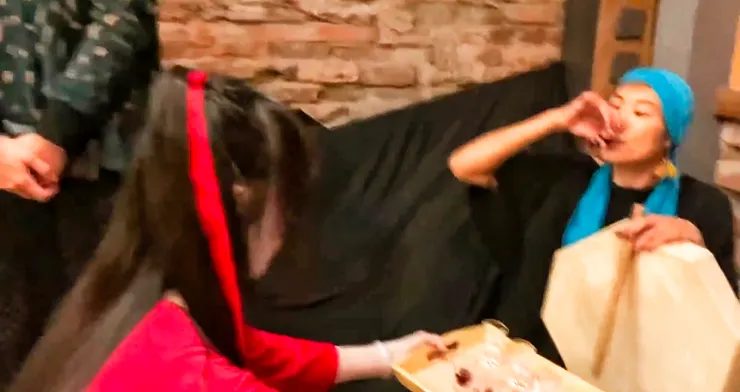 西娜娜 野村 祐於梅笑糧行祈福儀式 梵靈乾坤工作室提供