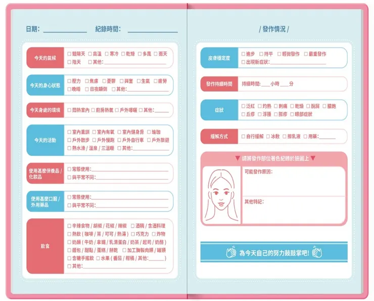 玫瑰斑生活日記