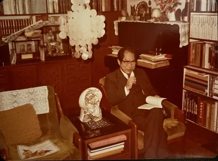 台灣首任文建會主委陳奇祿就是在溫州街故居內，與眾人討論完成文資法等重大文化政策。圖／陳國儀提供