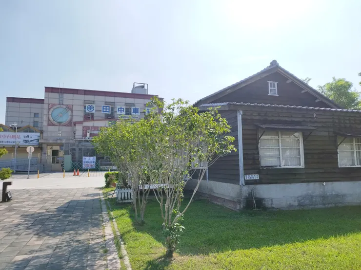 田中車站外日式車站建築　糖廠車站　河童拍攝／２０２３年