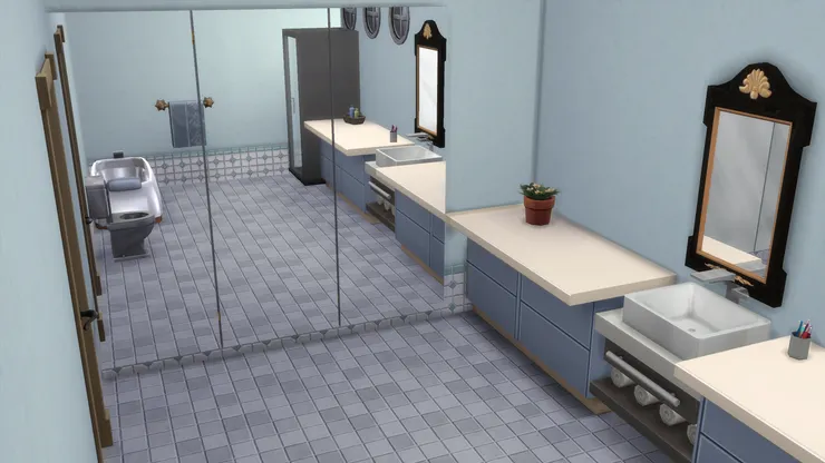 看著這洗手間，我覺得自己以前的設計比較好看，以後要努力才能進步。