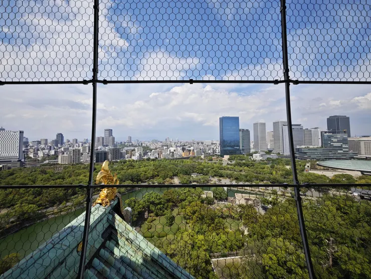 大阪城天守閣8樓展望台_北邊
