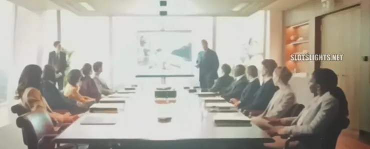 布朗先生晉升風險部門主管的會議片段