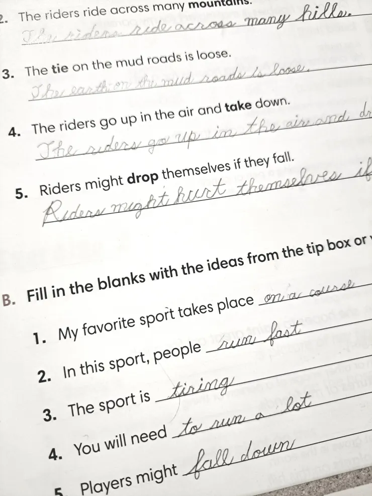 1000 Basic English Words, Book 2