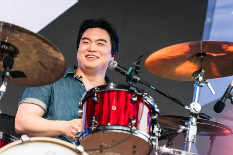 吳明錫，KIK 鼓手。photo source：浮現祭 EMERGE FEST