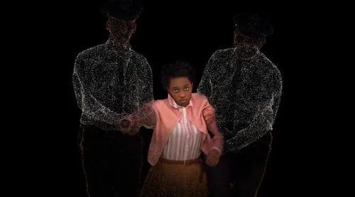 司機叫來警察帶走 Claudette Colvin,以讓出座位給沒有位置坐的歐裔人士。(圖片來源:https://www.tccf.tw/showcase-en/colored)