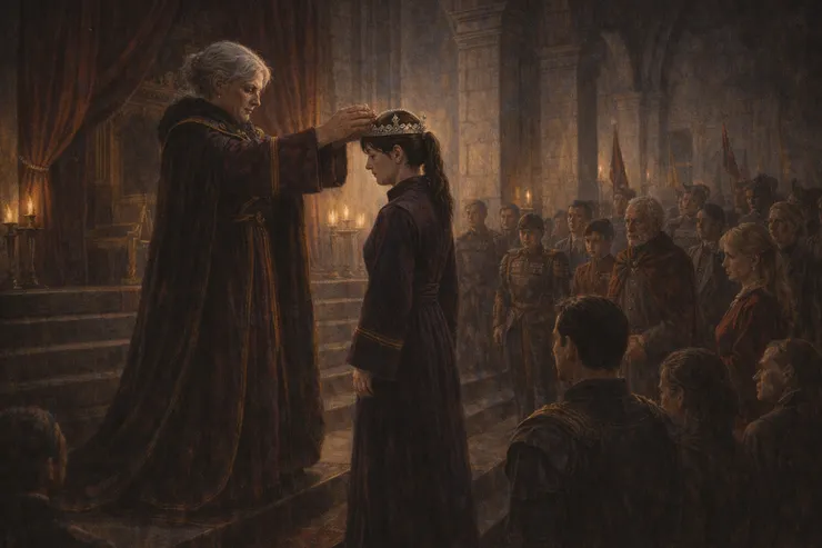 蠍尾公主受加冕為共治女皇