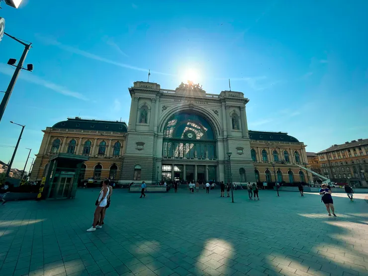 Budapest Keleti station shot by Emma@Budapest,Hungary .07.2024.