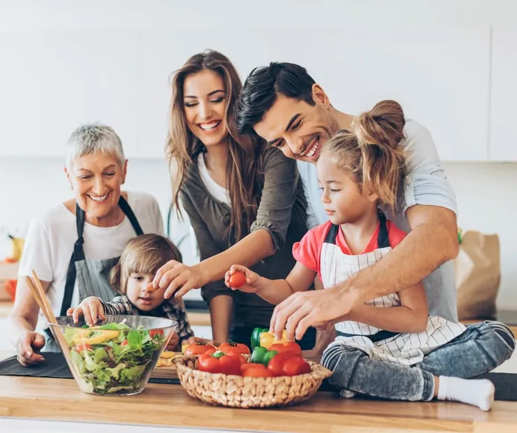 圖說：均衡的營養飲食，讓全家享受健康生活。（圖/溫.食.初提供）