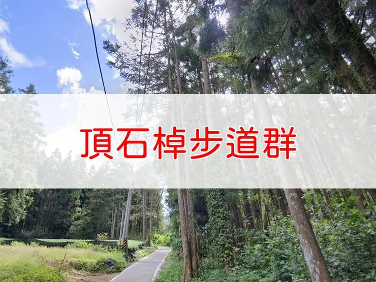 【嘉義】頂石棹步道群 | 全長里程：約5公里 | 難易度：低