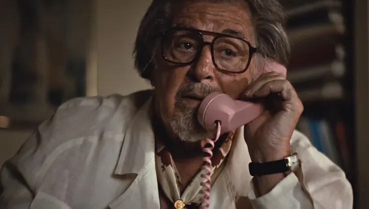 艾爾帕西諾飾演的父親，全片沒多少戲份，透過他的詮釋，我們能明白此角色的討厭及厲害之處，何以促使他成為商業巨擘