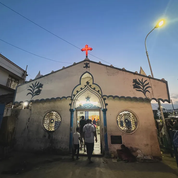 Velankanni 韋蘭卡尼最初、由葡萄牙水手建置的小教堂