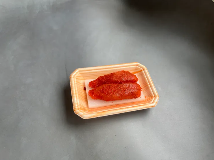 我用的是這種唐吉訶德買的明太子,是在台灣相對容易買到價格也比較親民的版本了。這次其實用了快兩條。