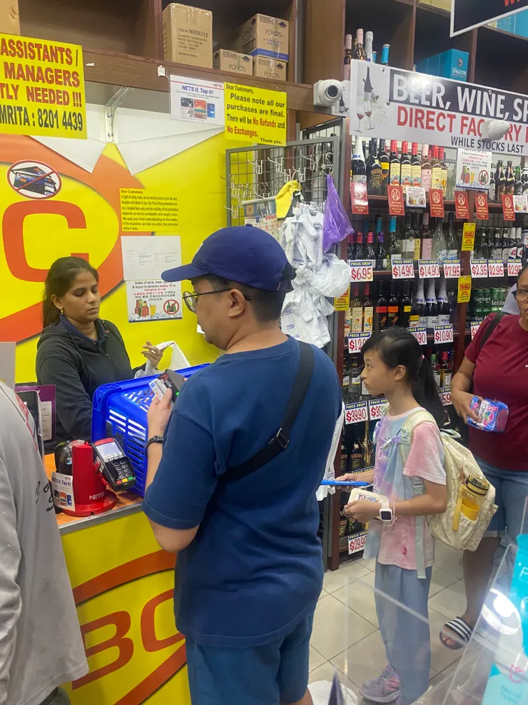 ▲ 練習付錢結帳