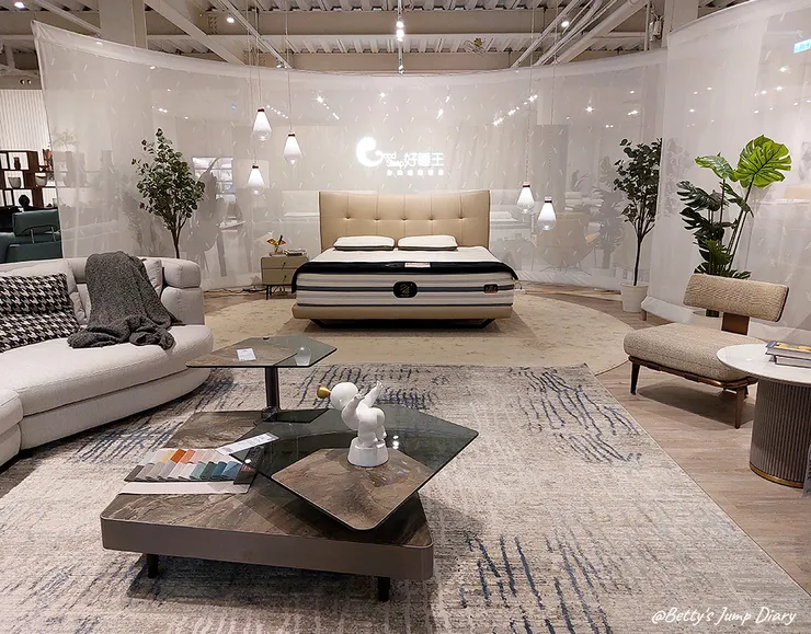 ▲好睡王竹北旗艦店/圖片來源:Betty's Jump Diary