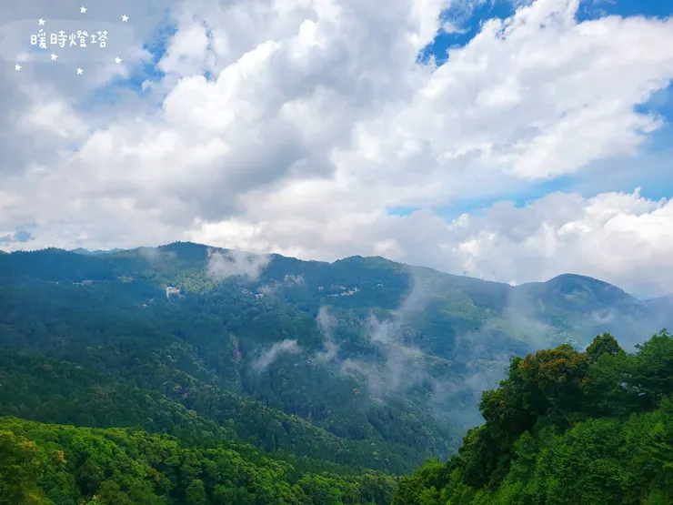 眠月線崩塌處一景