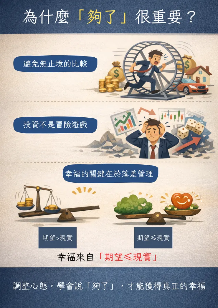 為什麼夠了很重要?