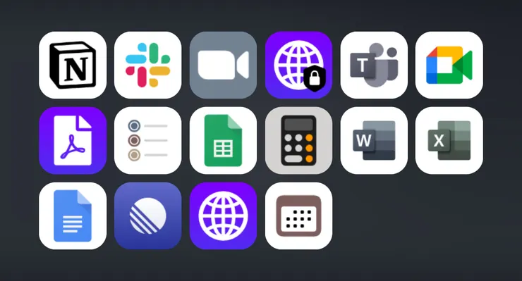 Shiftscreen 程式集,同樣大部分皆為 Web App 但目前不可用。