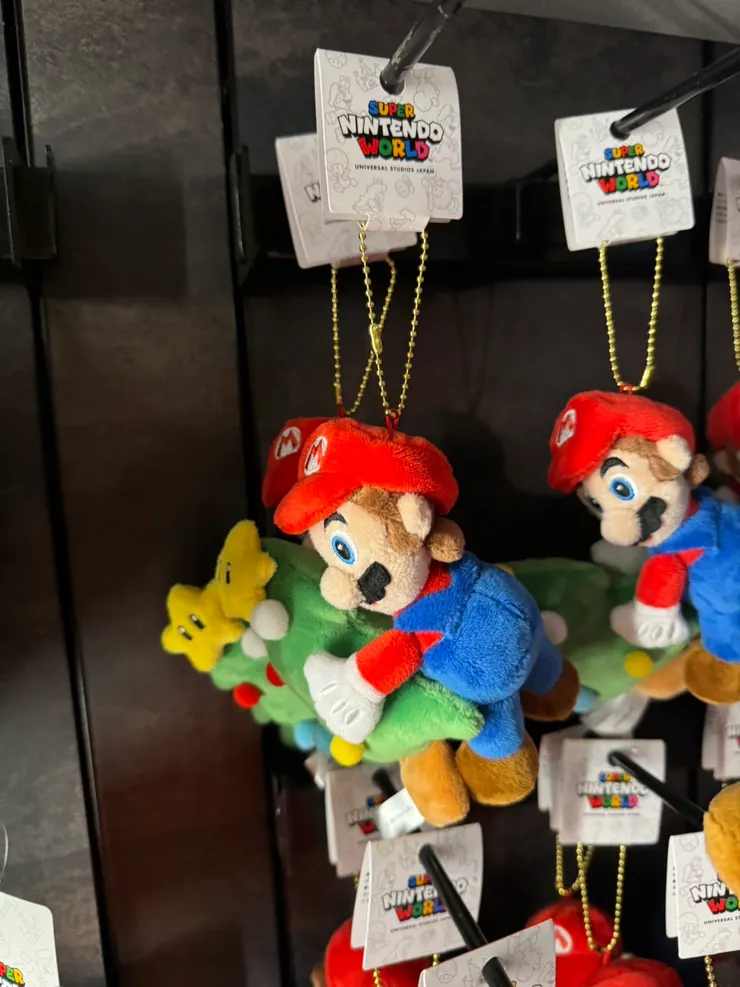 聖誕瑪利歐吊飾