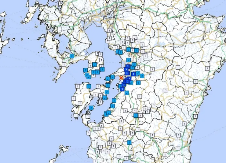 熊本今午地震