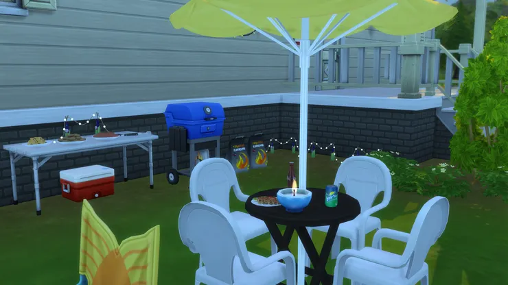 不但有美食,還有罐裝汽水喝。