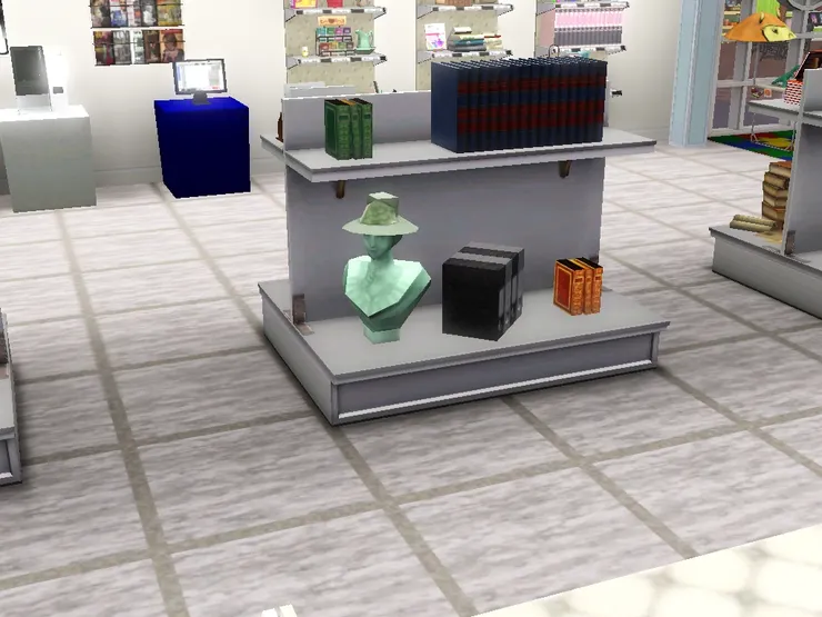 也有裝飾品和一整套的書。