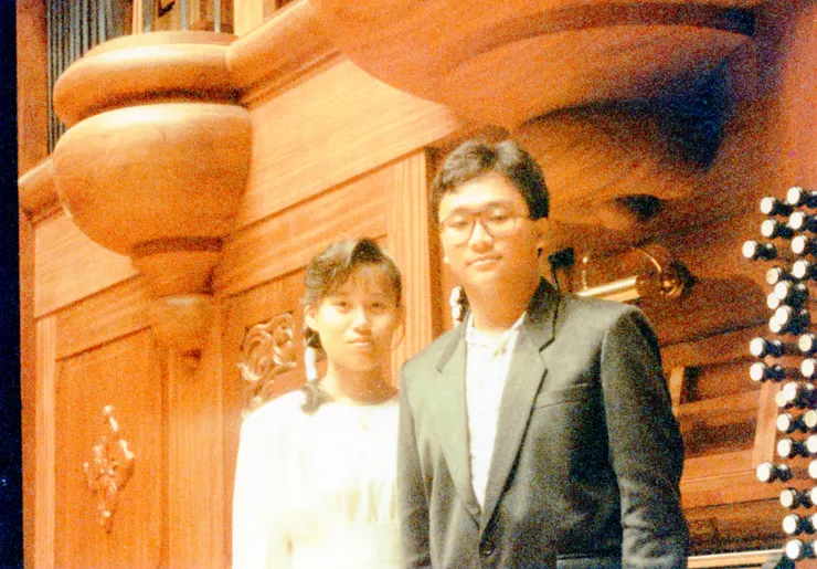 台大合唱團留影  1989