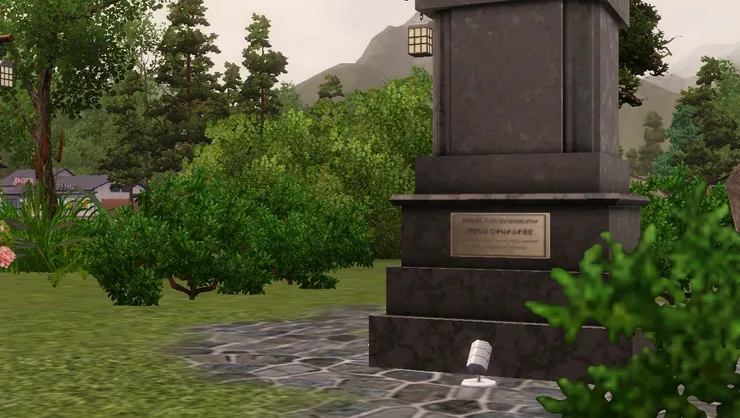 有燈照著介紹牌子，想讓人看到。(雖然沒什麼人會留意...)