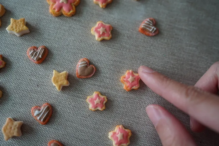 糖霜餅乾的小黏土