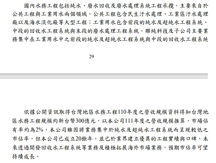 聯純公開說明書