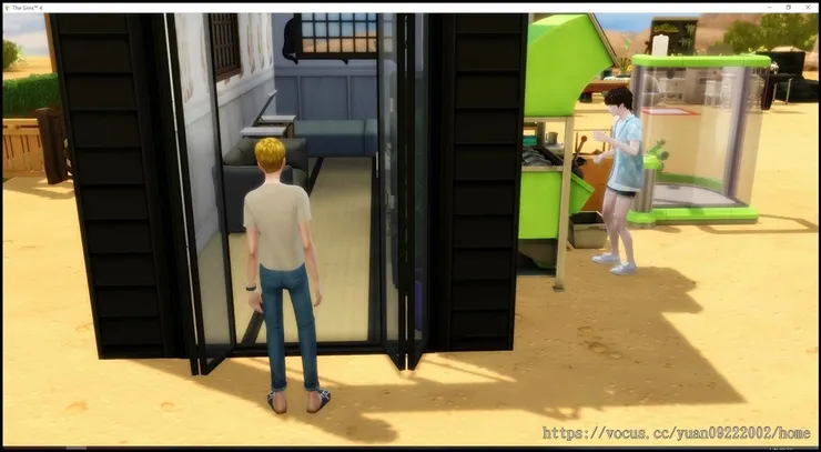 然後某人就來訪了。